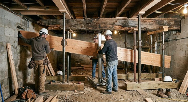 Barn Beam Replacement in Wilmington, NC