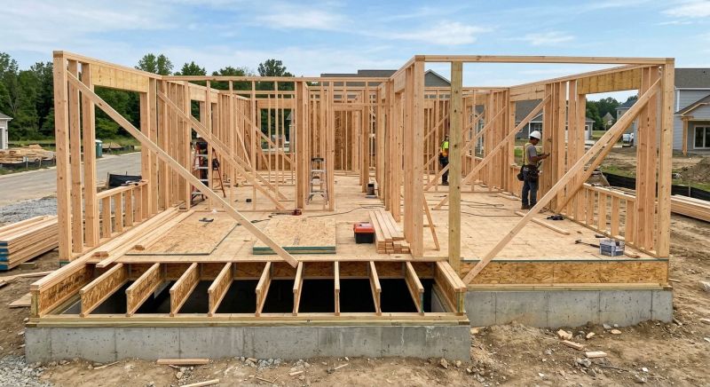 Building Framing in Conroe, TX