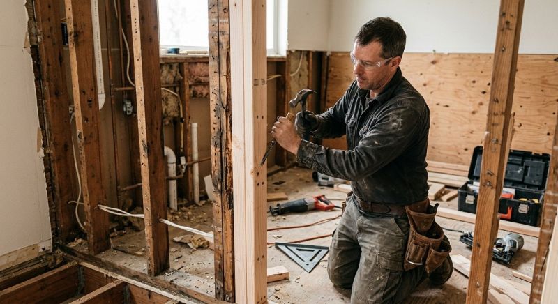 Damaged Framing Replacement in Wilmington, NC