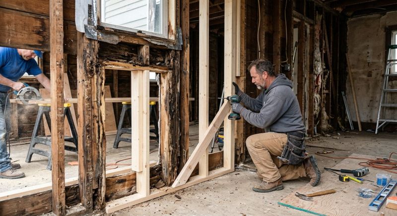 Damaged Framing Replacement in Kansas City, KS