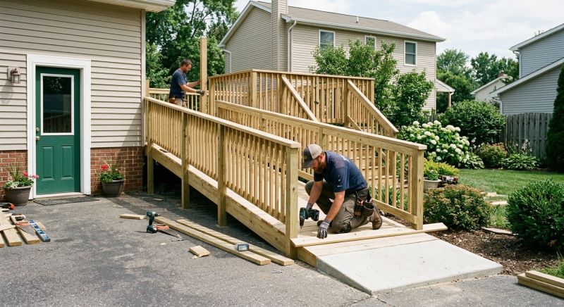Deck Ramp Construction in Wilmington, NC