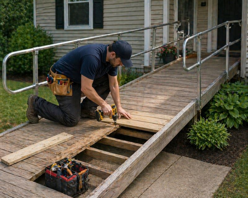 Entrance Ramp Installation in Wilmington, NC