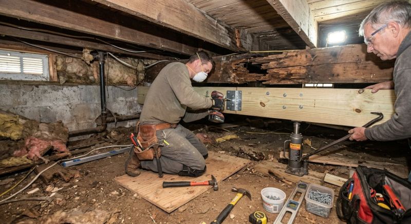 Foundation Joist Repair in Kansas City, KS
