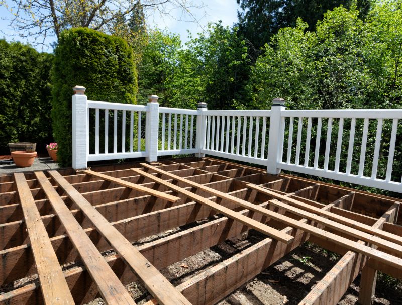 Ground Level Deck Construction in Boston, MA