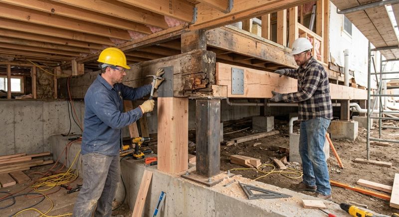 House Beam Replacement in Wilmington, NC