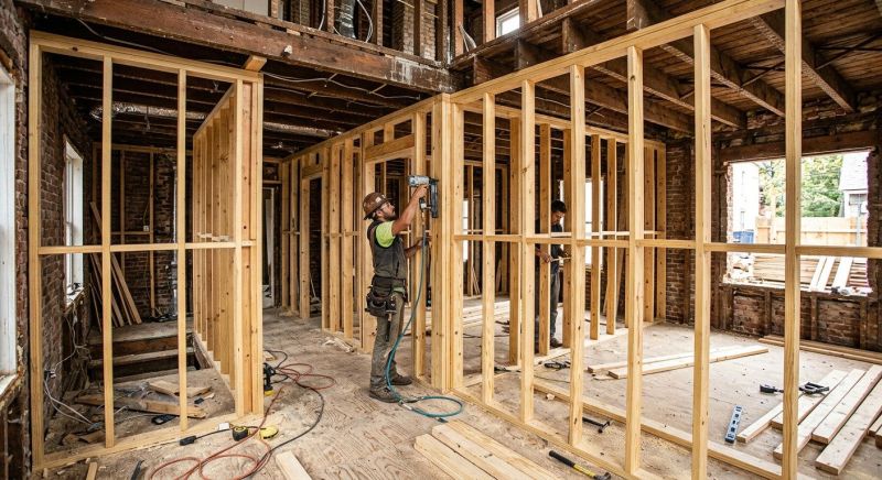 Renovation Framing in Kansas City, KS