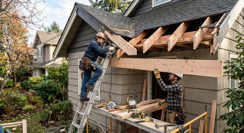 Roof Beam Replacement in Kansas City, KS