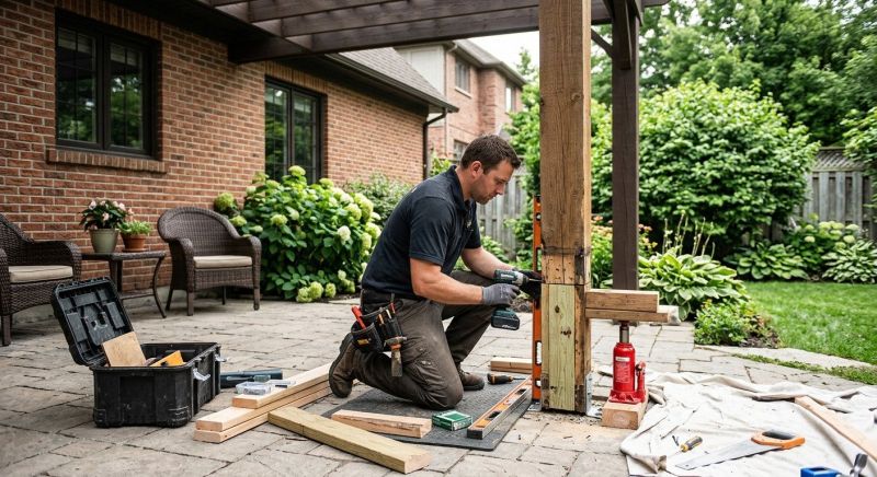 Rotten Column Replacement in Redmond, WA