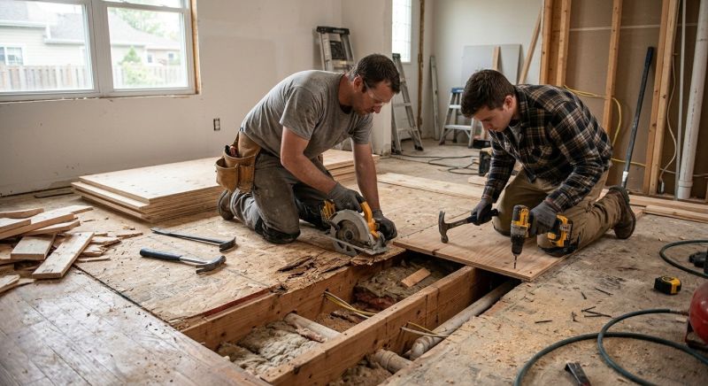 Squeaking Floor Repair in Kansas City, KS