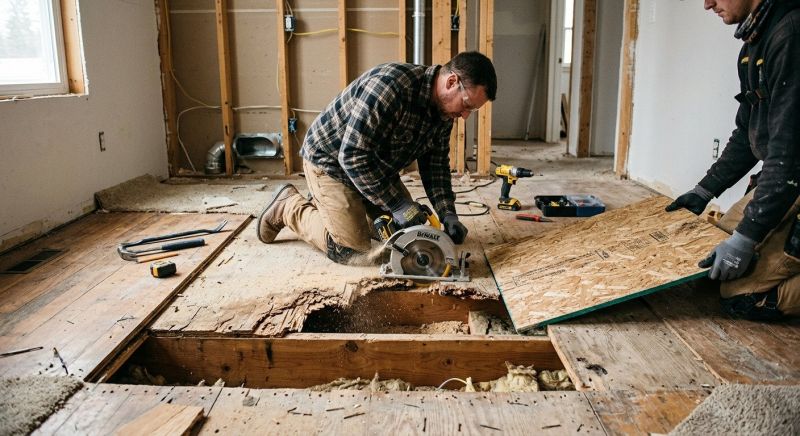 Squeaking Floor Repair in Wilmington, NC