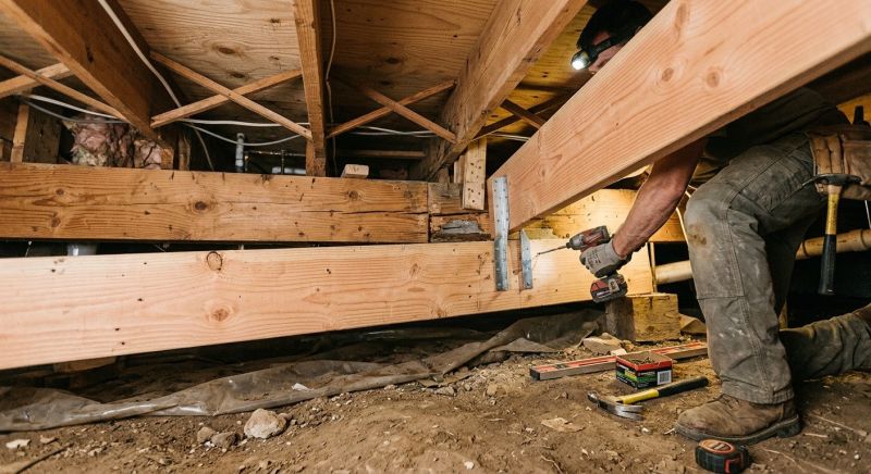 Subfloor Joist Replacement in Wilmington, NC