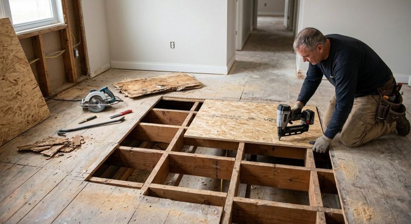 Subfloor Repair in Conroe, TX