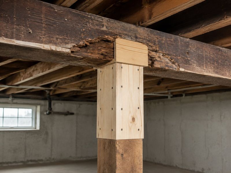 Support Beam Repair in Kansas City, KS