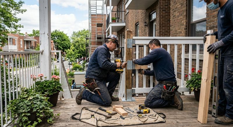 Terrace Railing Repair in Redmond, WA