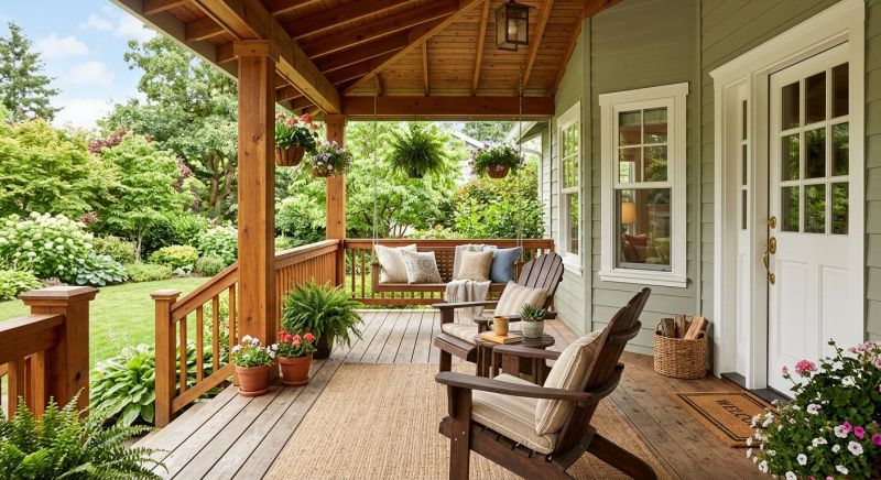 Wood Porch Construction in Worcester, MA