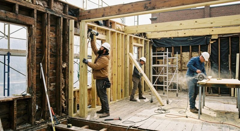 Damaged Framing Replacement in Conroe, TX