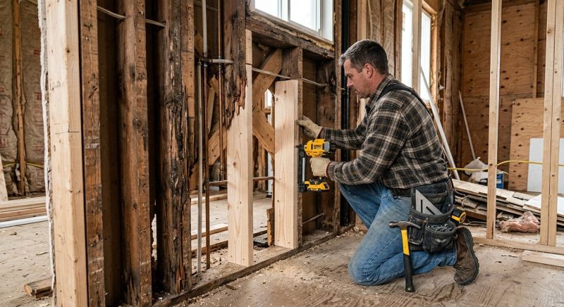 Floor Framing Repair in Kansas City, KS