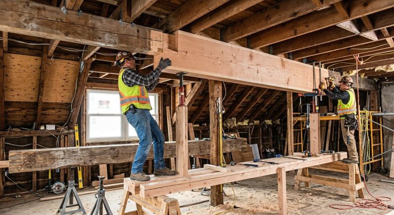 House Beam Replacement in Wilmington, NC