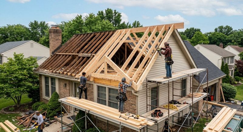 Roof Framing Repair in Kansas City, KS